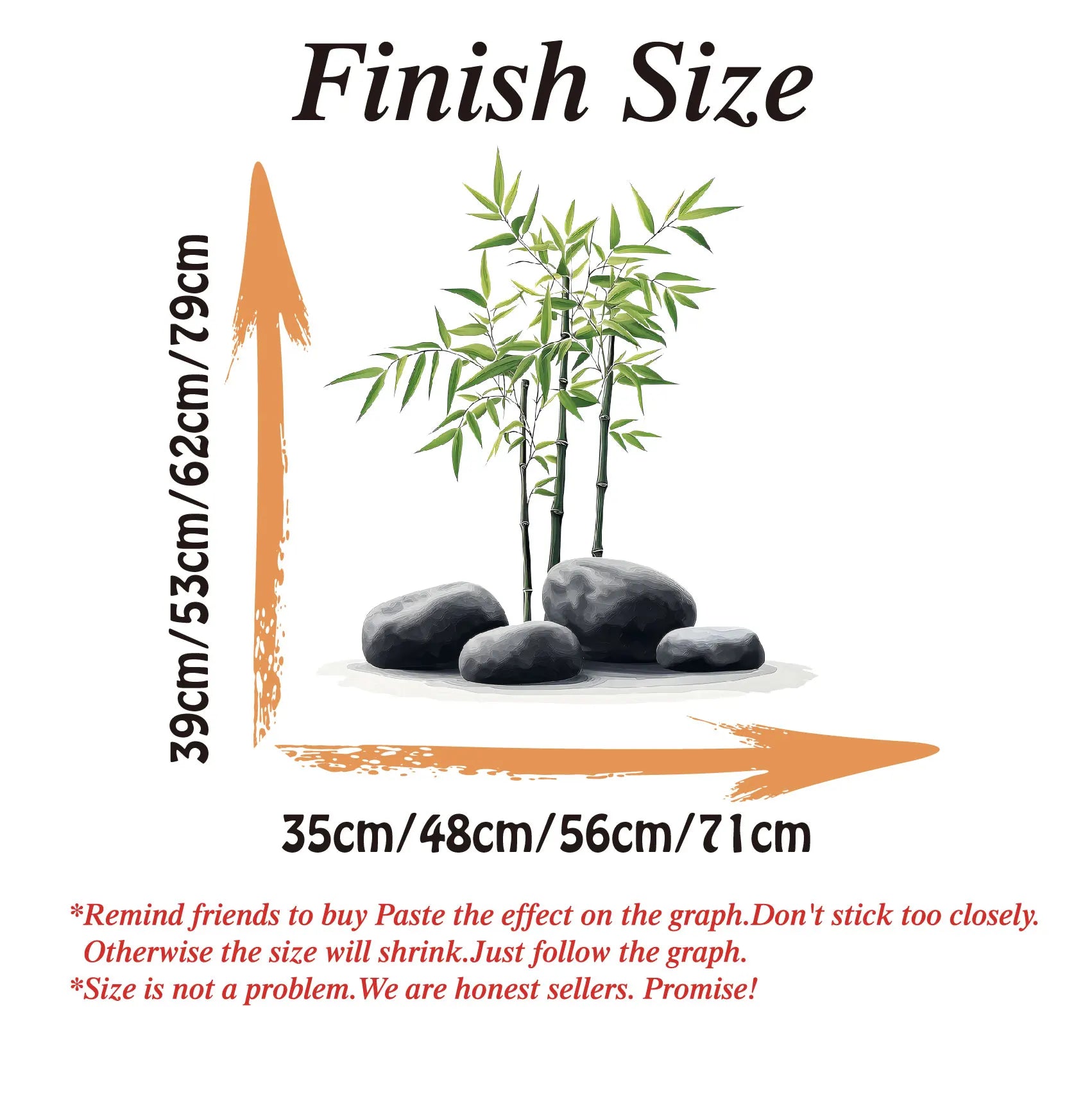 Green Bamboo Leaf Plants Wall Stickers Decals Baby Nusery Bathroom Office Bedroom Kitchen Home Decoration