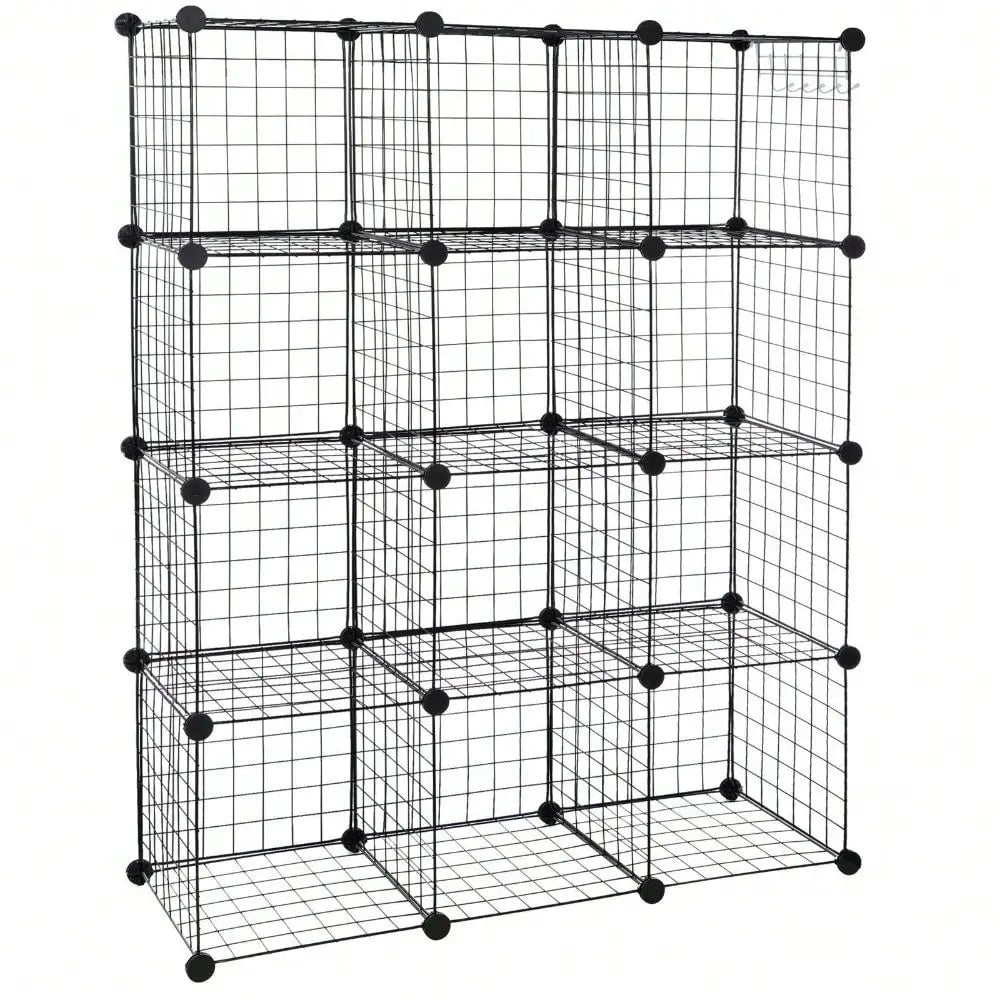 12-cube-wire-cube-storage-organizer-shelving-wire-shelves-rack-modular-bookshelf