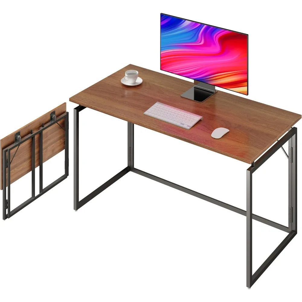 Compact 40-Inch Folding Desk for Minimalist Spaces: Portable and Collapsible Desk for Small Areas - United States