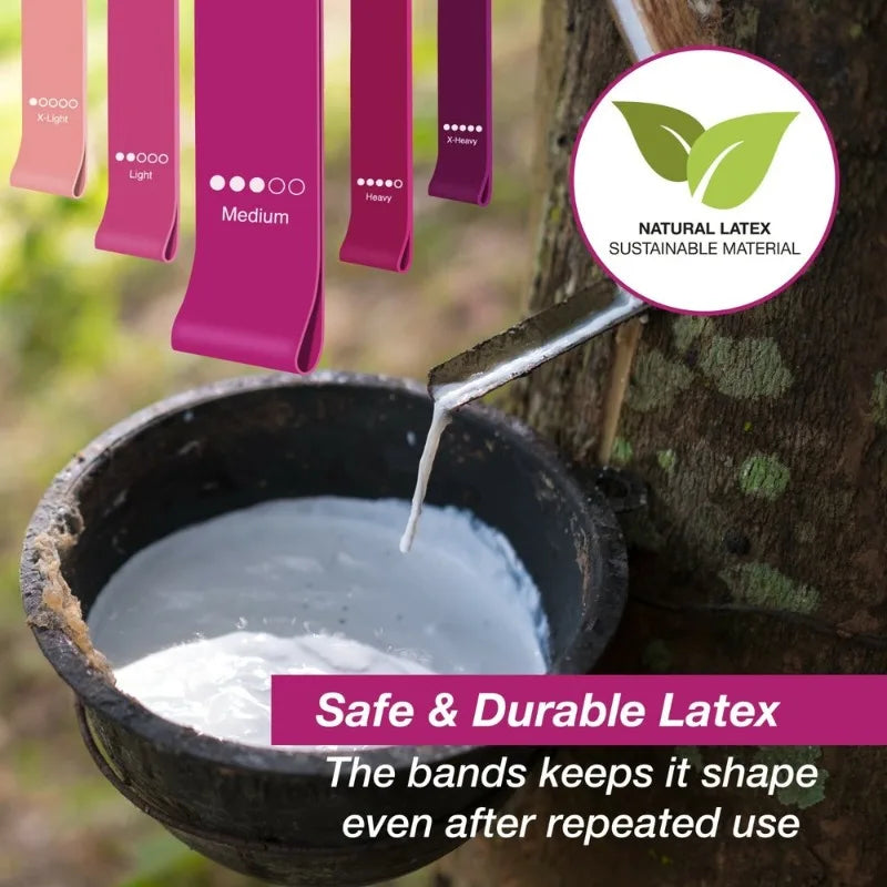 Resistance Bands Set Bandas Elasticas Fitness Gym Equipment for Home Exercise Agility Training Bodybuilding Bar