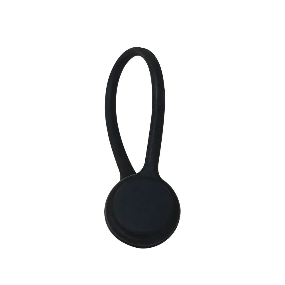 5/3/1PCS Silicone Magnetic Cable Tie Reusable Wire Organizer Clips For Bundling Securing Headphone Holder Data Cables