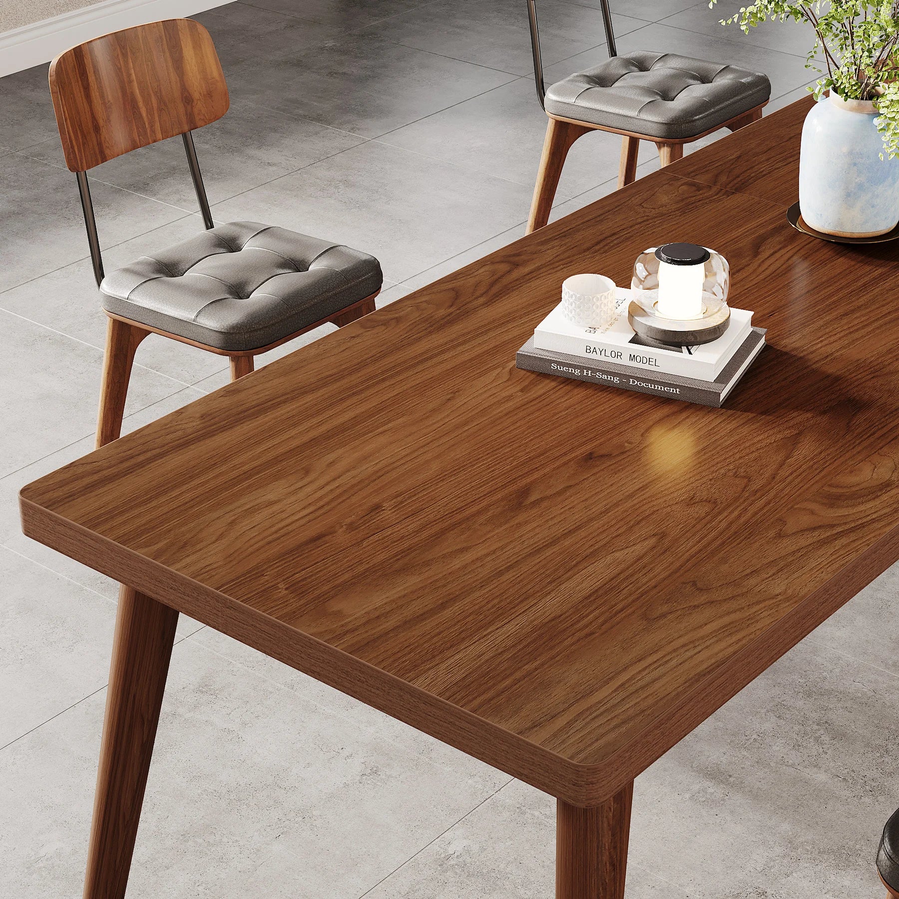 Tribesigns 78.7’’ Extra Long Desk Large 2-Person Computer Desk Writing Desk Double Home Office Desk Study Work Table