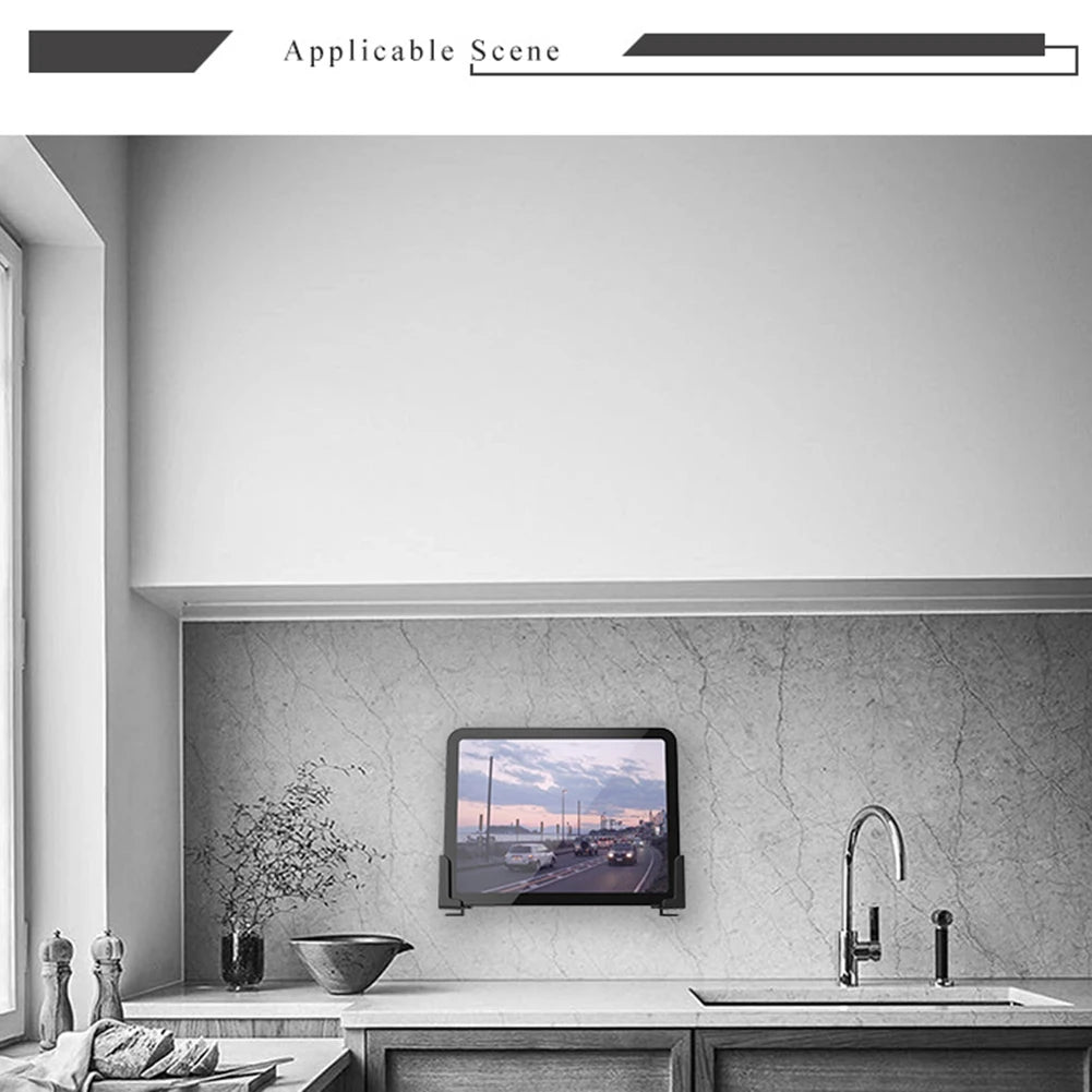 2pcs-adjustable-wall-mount-tablet-holder-universal-phone-frame-stand-bracket-bedroom-storage-support-rack