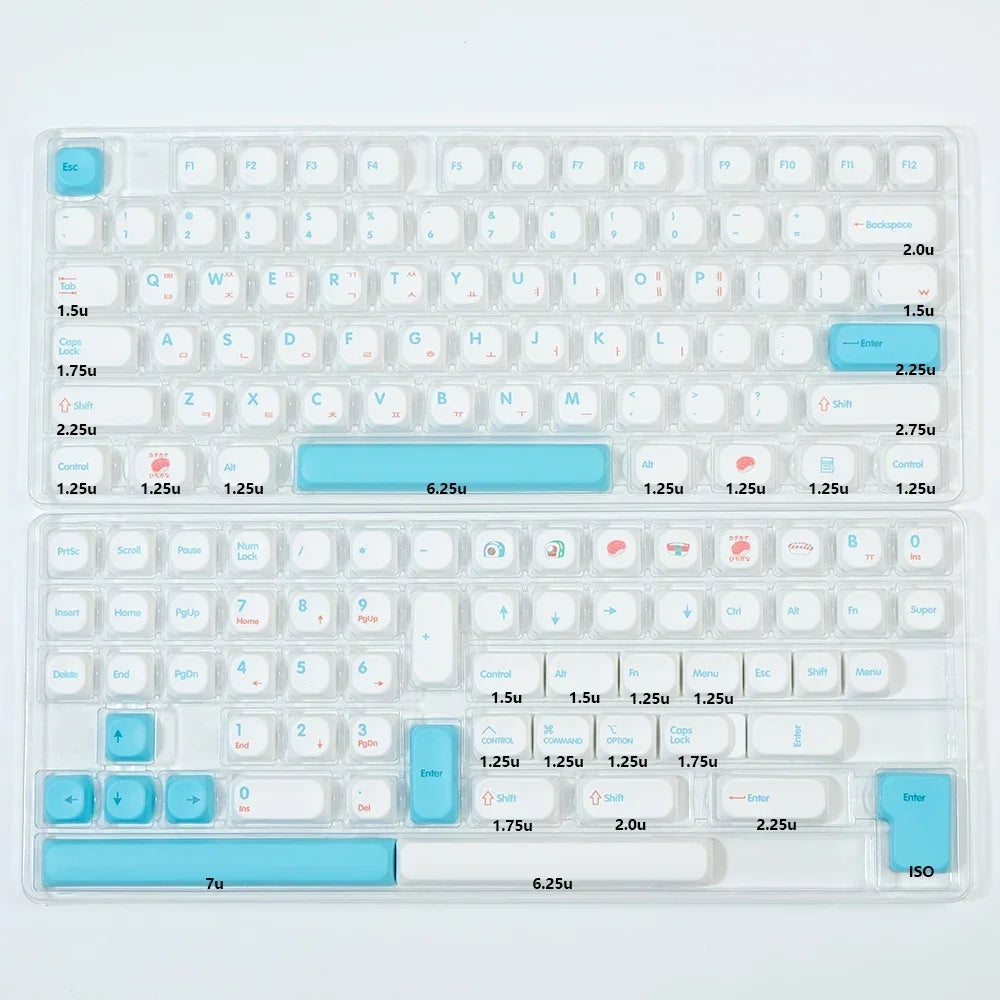 KBDiy 139 Keys/Set KOA Profile Korean Keycaps GMK 9009 for Mechanical Keyboard Keycap MX Switches Custom Retro PBT Key