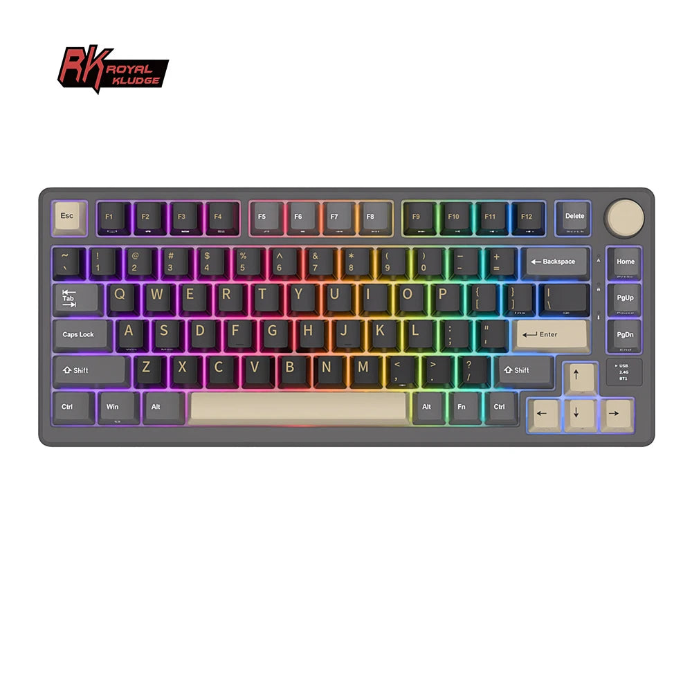rk-royal-kludge-m75-gasket-mechanical-keyboard-2-4g-wireless-bluetooth-usb-75-rgb-hot-swappable-gaming-keyboard-with-display