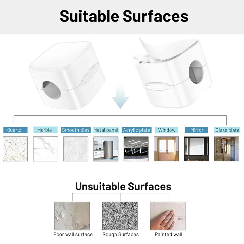 Adjustable Magnetic Cable Clips white Fixed Cabl Cord Holder Portable Cabling Smooth Management Wire Keeper Organizer