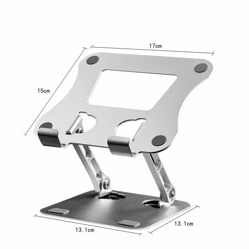 Phone Holder Tablet Stand Adjustable Aluminum Alloy Laptop Up to 17 ’Portable Desktop Folding Station Cooling Support