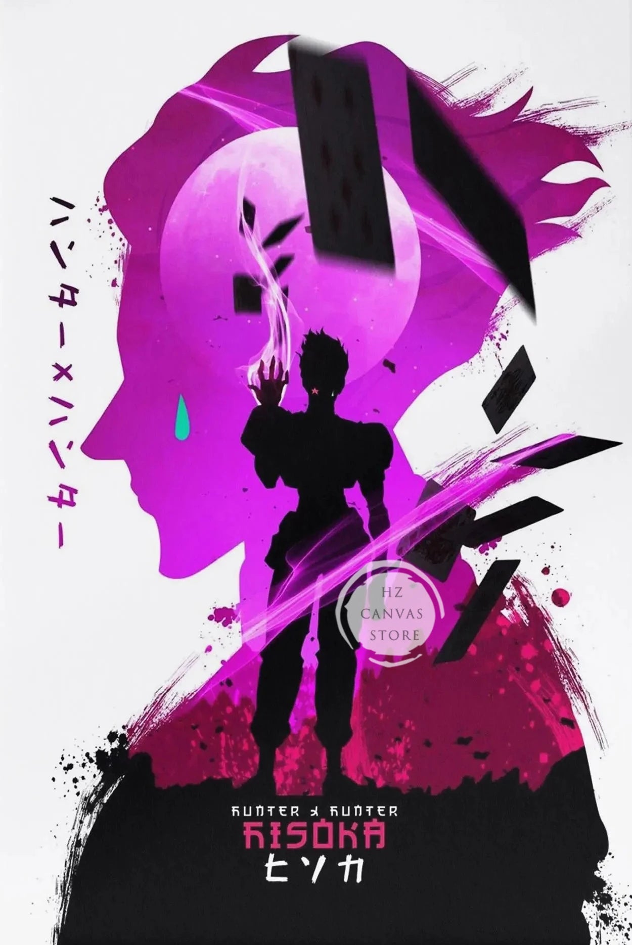 Unique Anime Poster HxH Modern Manga Wall Art Japanese Style Home Decor Living Room Bedroom Office Gift Anime Fans