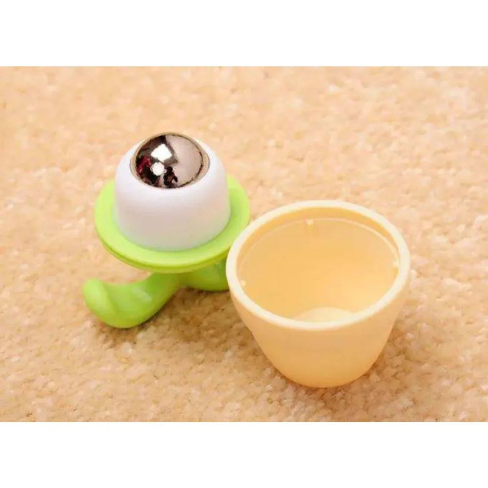 Small Potted Eye Massager Silicone Bean Sprout Magic Massager Silent Roller Ball Sustainable Dormitory Ice Compress