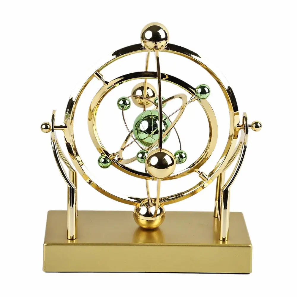 Celestial Orbit Pendulum Perpetual Motion Machine Kinetic Art Desk Decor Astronomy Model for Home Office Rotating
