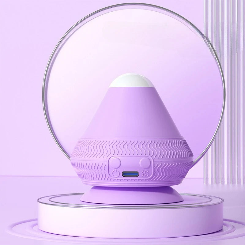 Electric Adsorption Fascia Ball Foot Massage Ball Massage Gun Back Massager Neck Massage Fitness Face Masseter - PURPLE