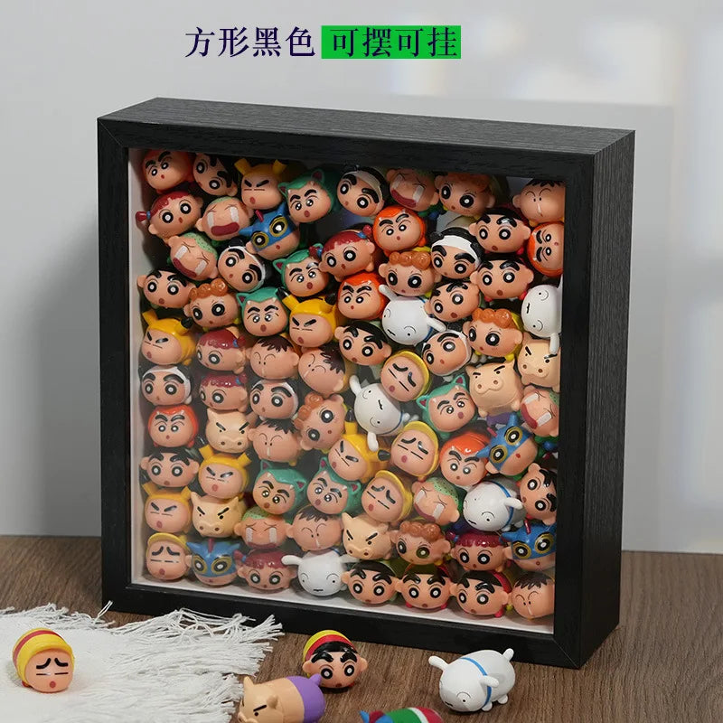 3D Toy Storage DIY Frame Blind Box Doll Small Doll Decorations Creative Picture Frame Office Decoration Custom Photo