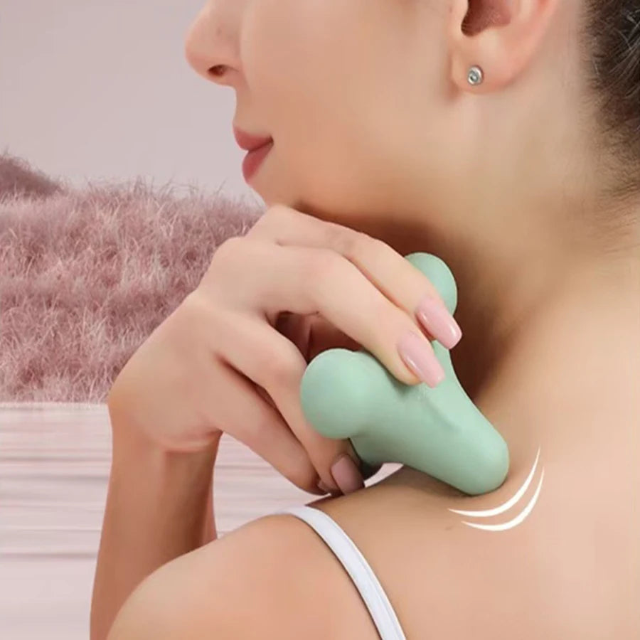 Ball-Neak Massager Exercise Ball Portable Muscle Massager for Neck Shoulder Back & Foot Relief Yoga & Fitness Use.