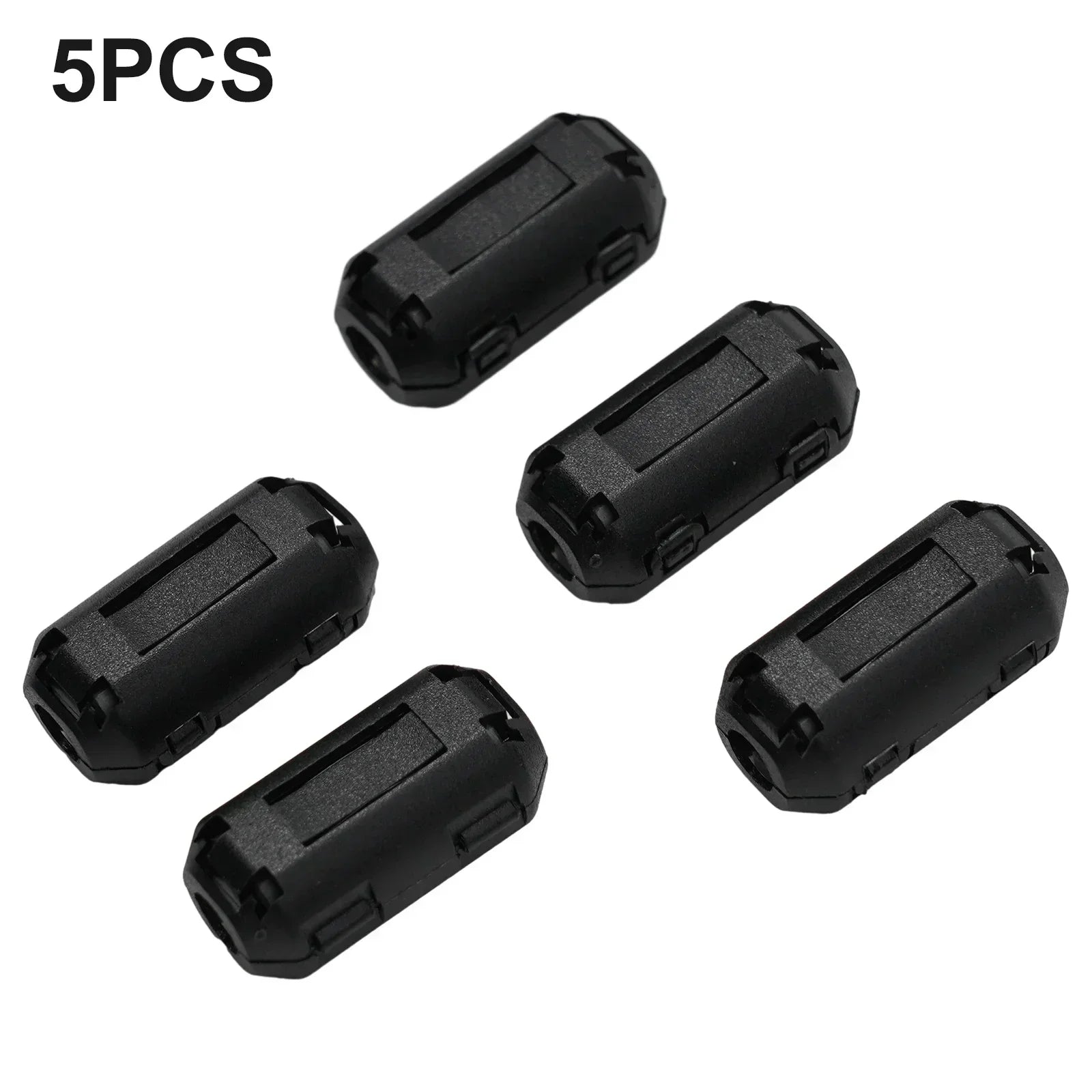 5pcs 3.5/5/7/9/13mm Toroidal Core Ferrite Bead Clip RFI Noise Filter Clip Noise Filter For USB/Video Cable Power Cord