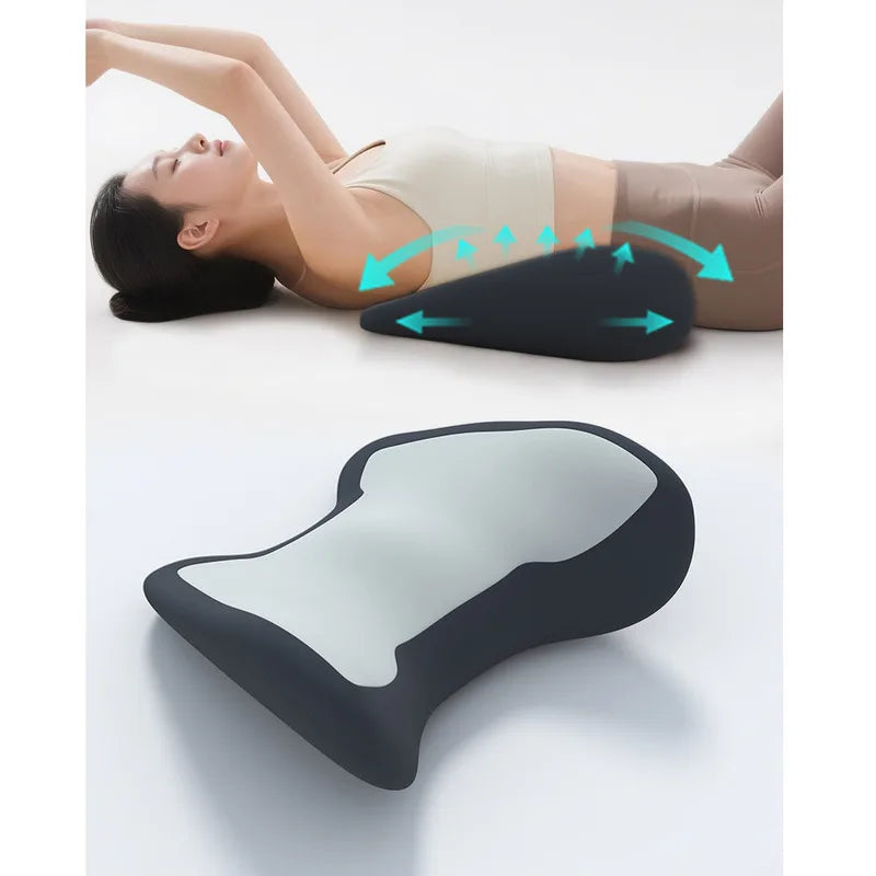 Pillow Bed Waist Sleeping Cushion Sleep Lumbar Support Pad Memory Foam Back Orthopedic Pillow Lumbar Office Chair Car