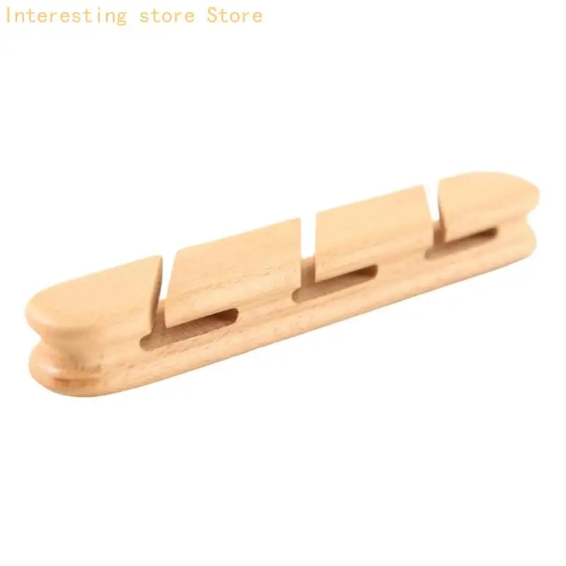 55KC Natural Adhesive Cord Clips Cable Management for Desk Home Office Storage - Beech 3 card slots / CHINA