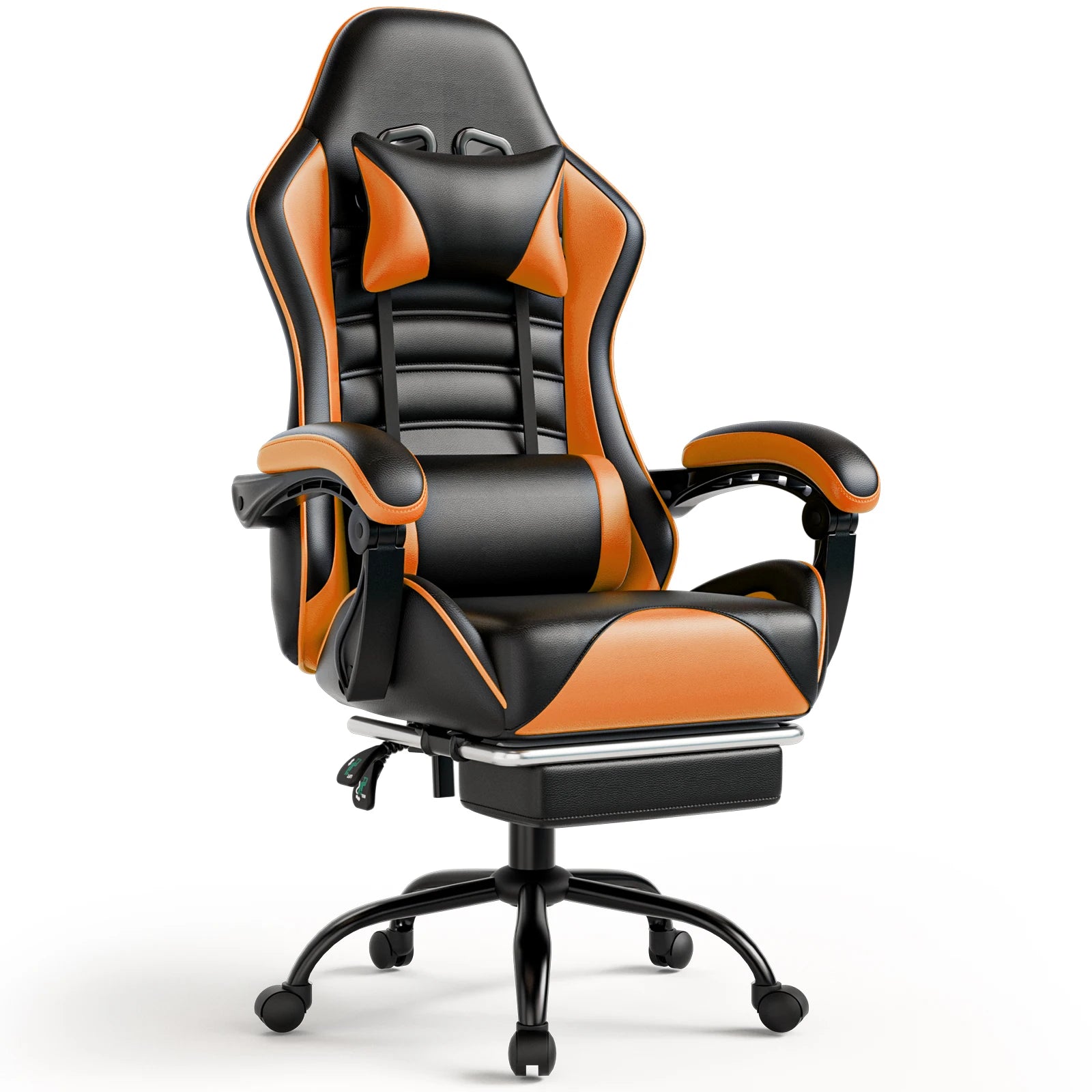 Ergonomic Gaming Chair with Footrest Racing Style Video Game Chair for Adults Reclining Gamer Chair Office Chair