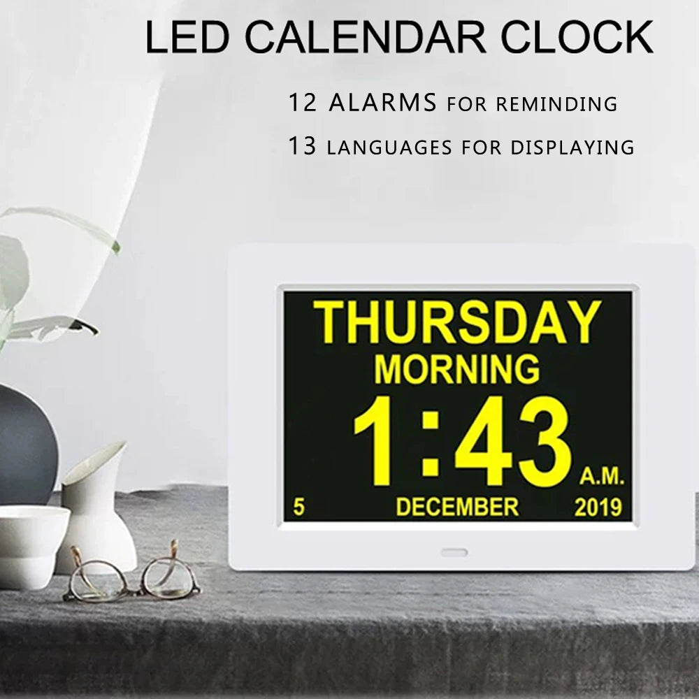 12-alarms-led-calendar-clock-with-multi-languages-to-display-reminding-work-and-plans-a-medicine-time-reminder-for-the-elders