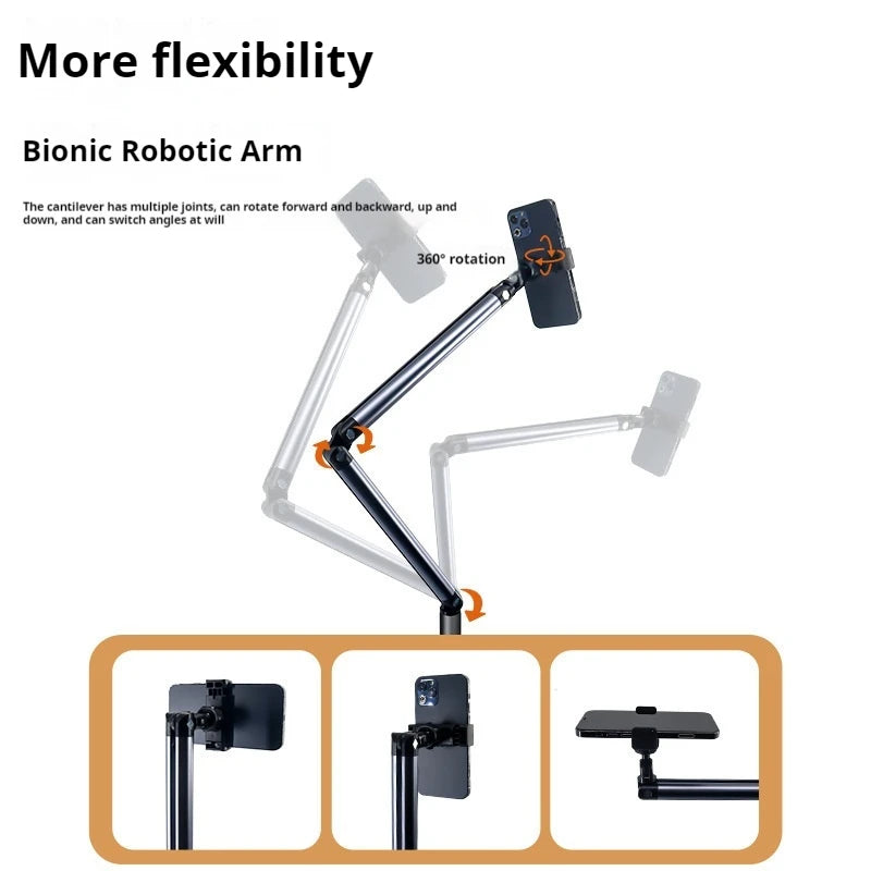 Universal Floor Tablet Stand Mobile Phone Holder Phablet Live Stream Clip Support Lazy Grip for Cell Phones And Tablets