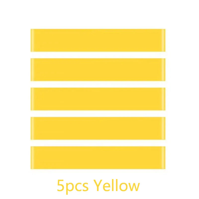 1/5/10/15pcs Fitness Resistance Band Yoga Elastic Band Stretching Band Butt Lifting Back Opening Leg Exercising Tool