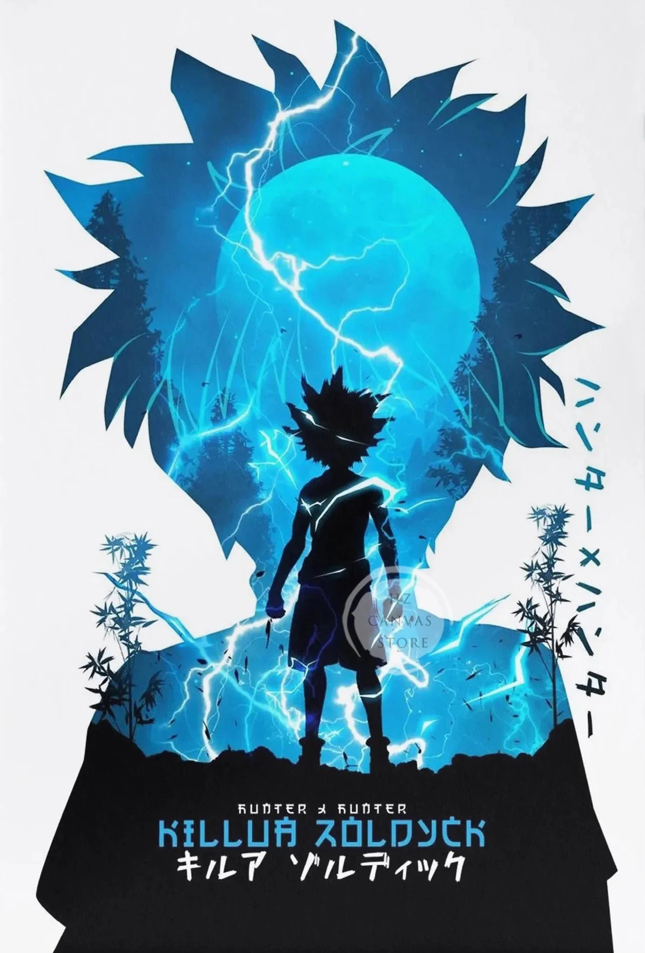 Unique Anime Poster HxH Modern Manga Wall Art Japanese Style Home Decor Living Room Bedroom Office Gift Anime Fans