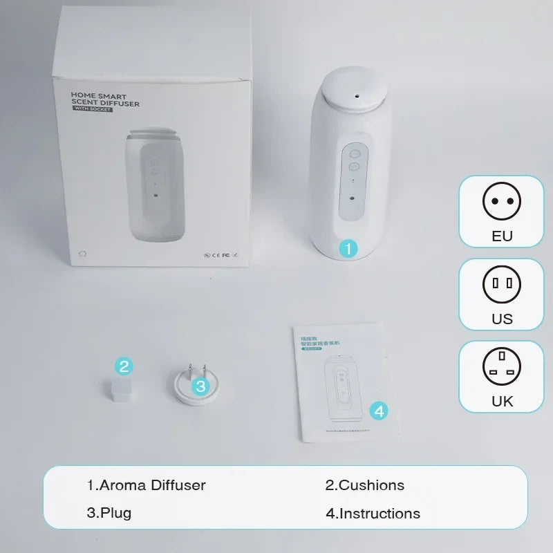 Namste 300m³ Bluetooth Wall mounted Perfume Home fragrance Aroma diffuser Essential oil Smell distributor Air freshener