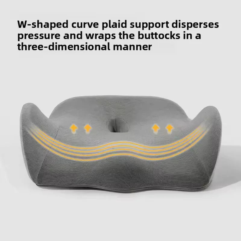 1pcs Memory Foam Seat Cushion For Office Chair Student Ergonomic Slow Rebound Design For Long Sitting Comfort Household