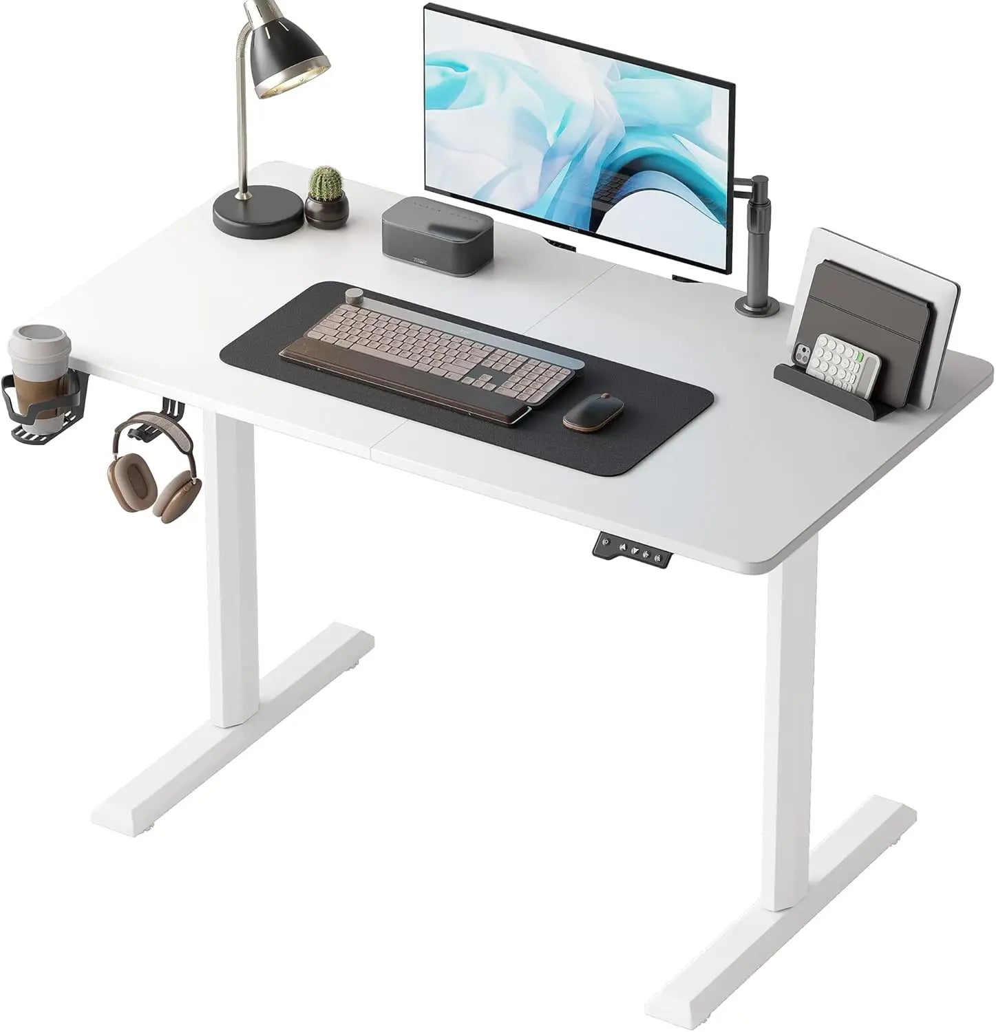 44x24 Inches Standing Desk,Height Adjustable Electric Standing Desk,Stand up Table,Sit Stand Home Office Desk