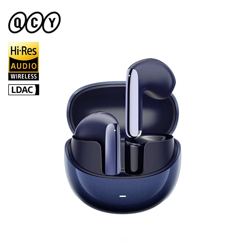 QCY HT10 AilyBuds Pro+ ANC Wireless Earphone Al Audio Hi-res with LDAC Bluetooth 5.3 Earbuds Adaptive ANC Multipoint