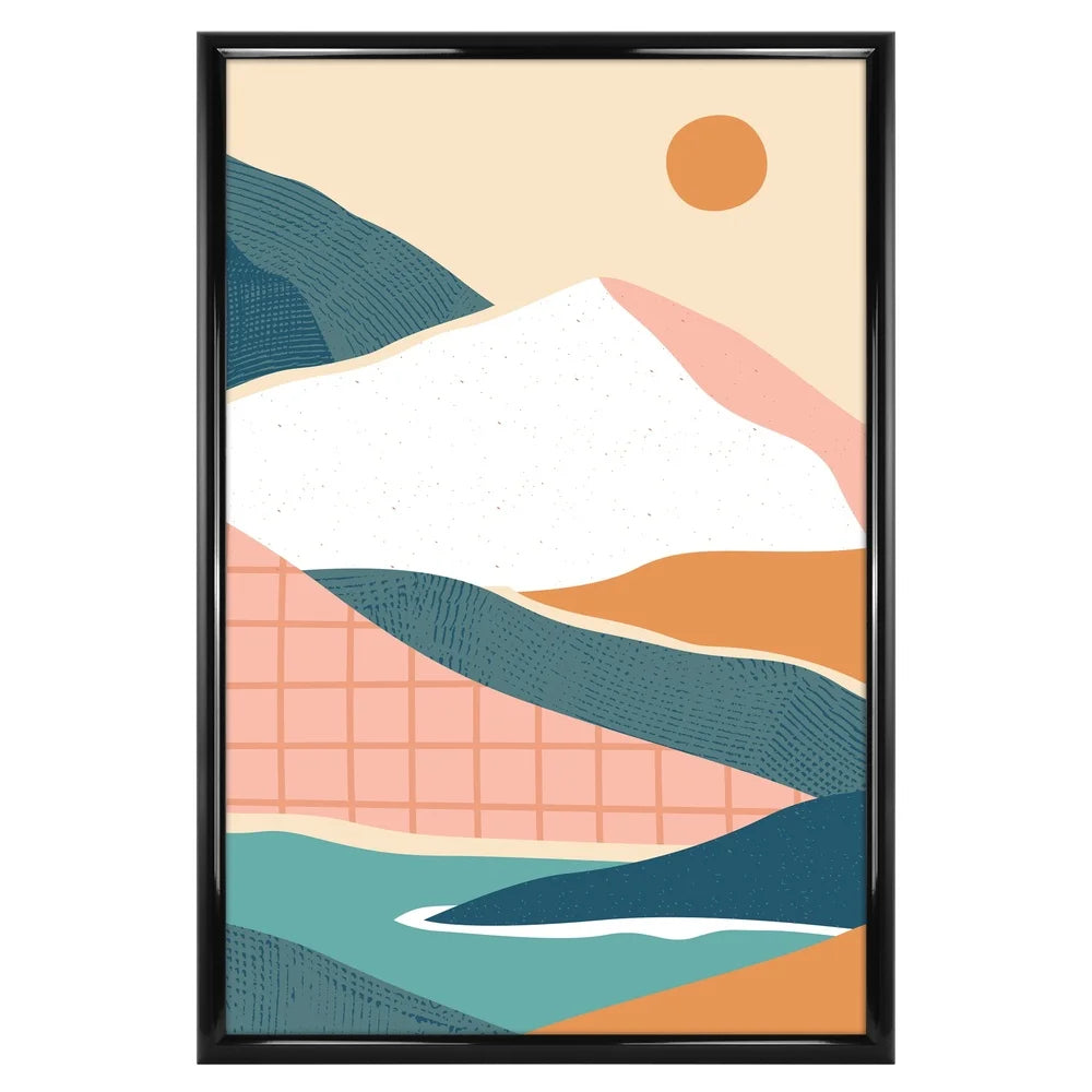 20x30 Black Poster Frame Plastic Lightweight Wall Display Frames Art Prints Photos Vertical Horizontal Hanging Home