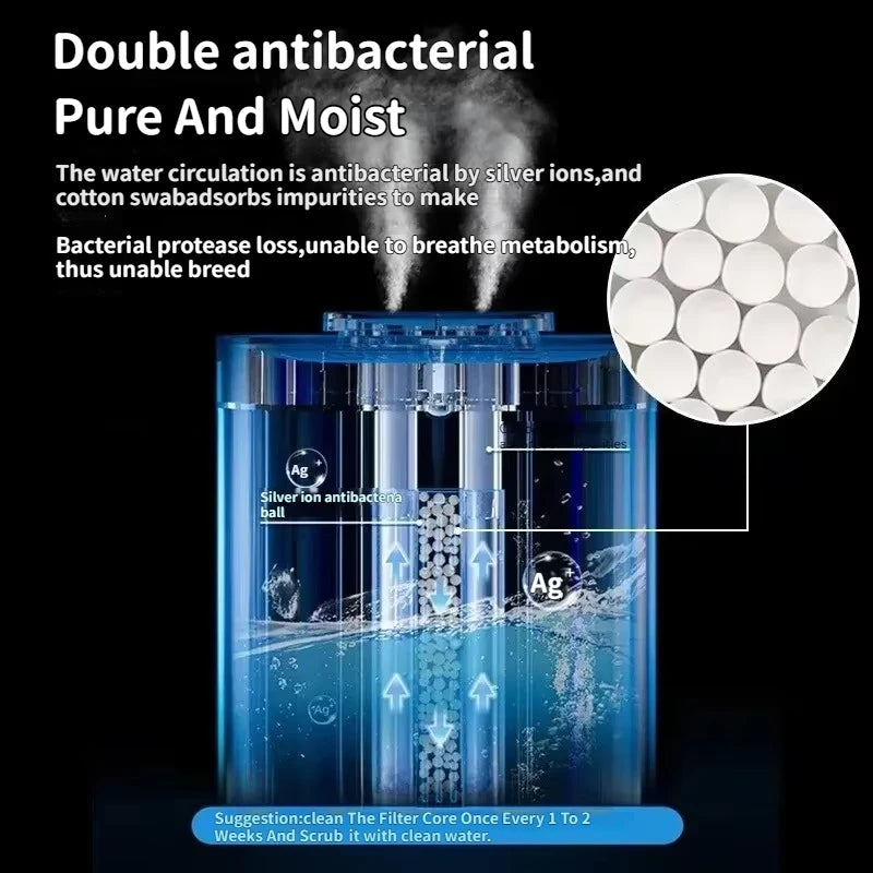 Quiet air Humidifier New 3.3L Large Capacity Humidifier for Home Houseworld and Bedroom Hydrating Spray Aromatherapy