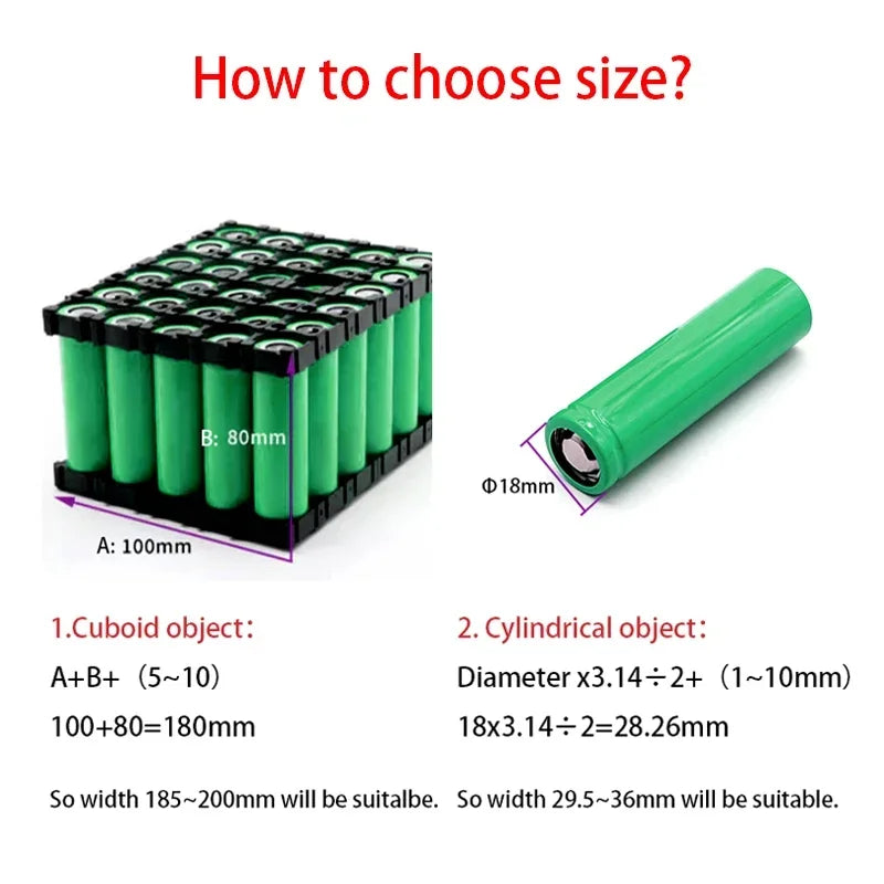 1/5/20m Green PVC Heat Shrink Tube 7mm ~ 330mm 18650 Lipo Battery Pack Insulated Film Wrap Lithium Case Protection