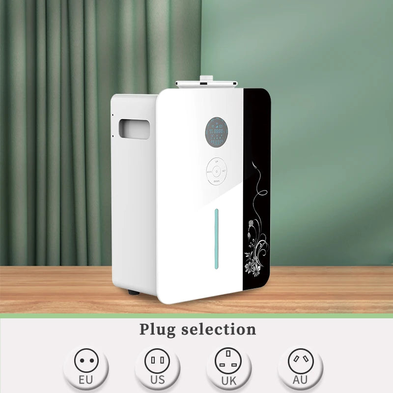 3000m³ Air Purifier Electric Perfume Machine Aroma Diffuser WIFI HVAC 800ML Capacity Metal Body Commercial Home