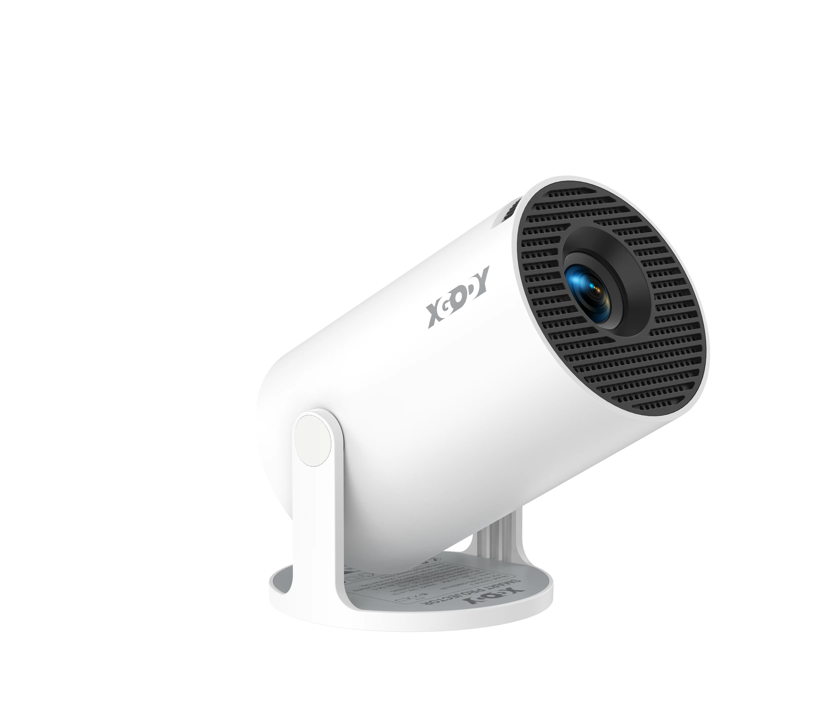 XGODY Projector 12000 Lumen Short Throw Speaker Base Projectors 4K 1080P WiFi 6 Bluetooth 5.4 Android Portable Home