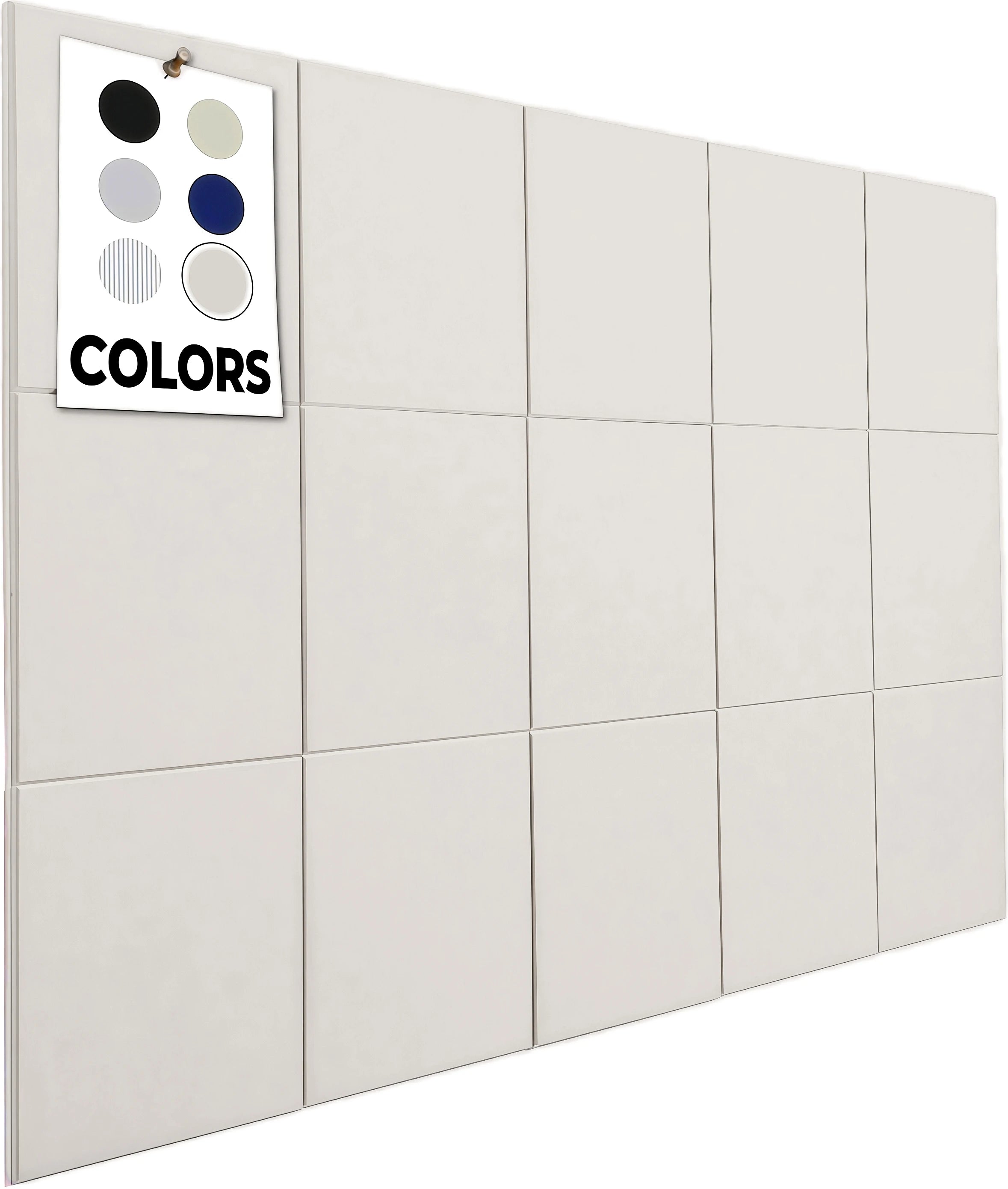 6/8/12/24PCS Large Cork Board Felt Board AlternativeTiles Self-Adhesive Wall Panels Bulletin Board Pin Board for Office