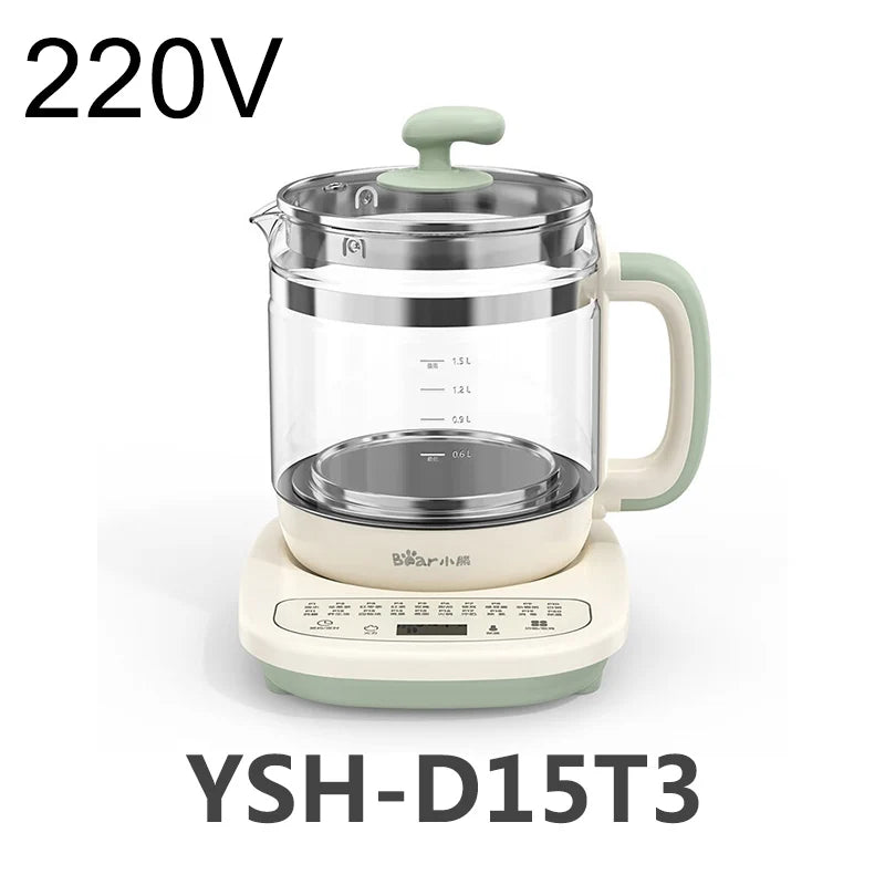 2025 New Health Pot Household Multi functional Electric Water Pot Boiling Water Flower Tea Pot Office Tea Cooking Small