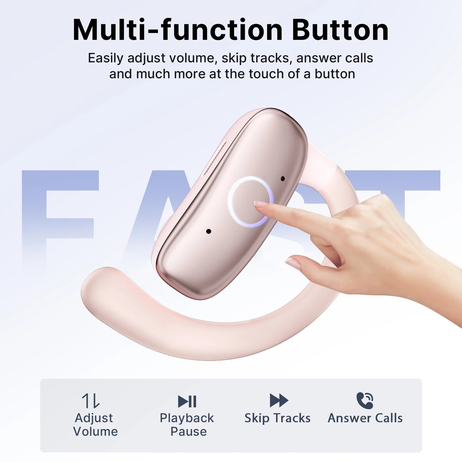 AI Language Translating Earbuds with 144 Languages Real Time Translator Earphone OWS Headphone Ear Buds for Business