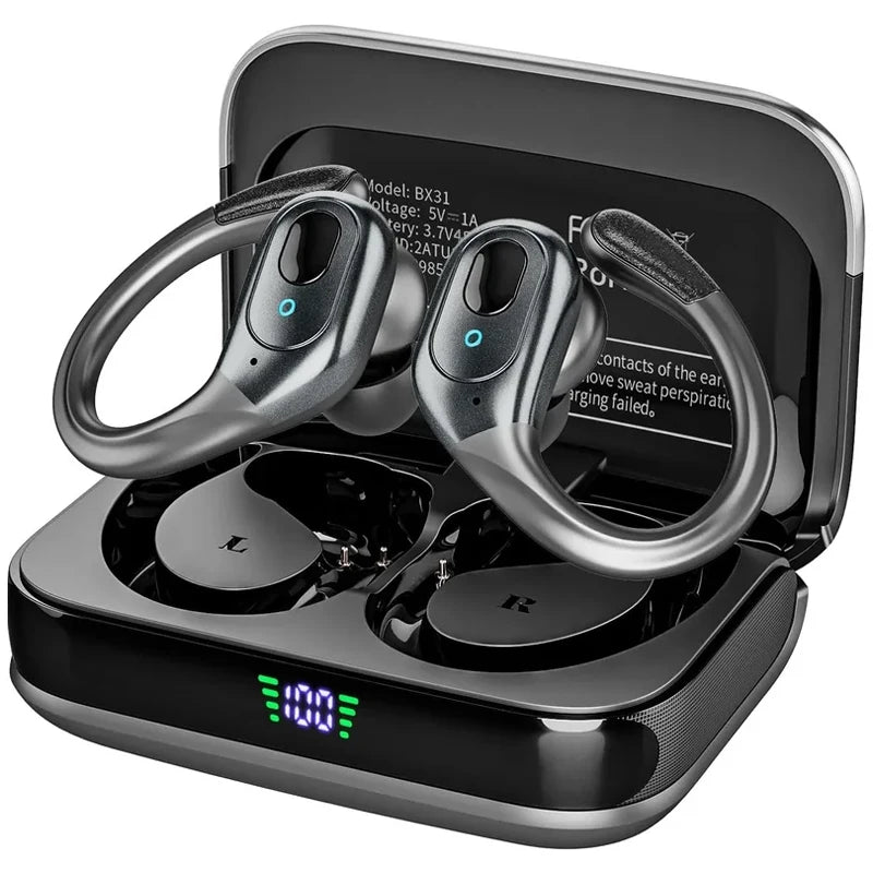 GREATWALL TWS Wireless Bluetooth Earphones Headset Wireless 5.3 Sports ear-hook Headset Stereo noise reduction Earbuds