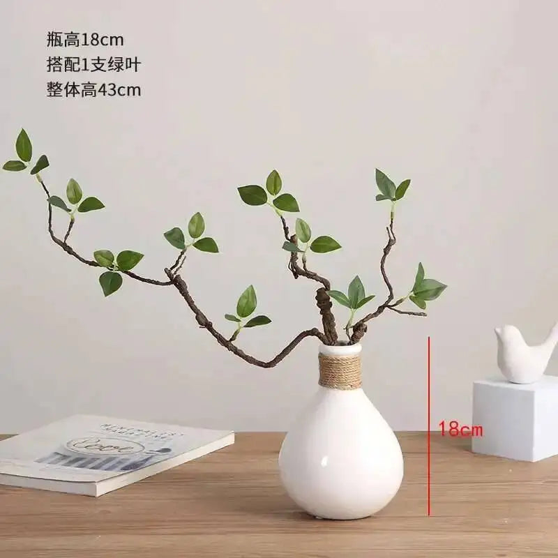 Simulation fake tree bonsai home living room Chinese sand table hotel porch landscaping decoration green plant