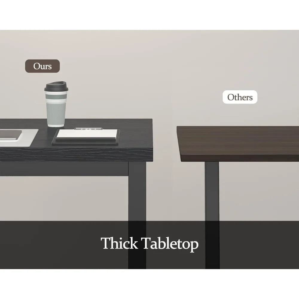 78.7 Inch Large Computer Desk Long Gaming Table Modern Two Person Desk Large Executive Office Desk Double Desks at Home