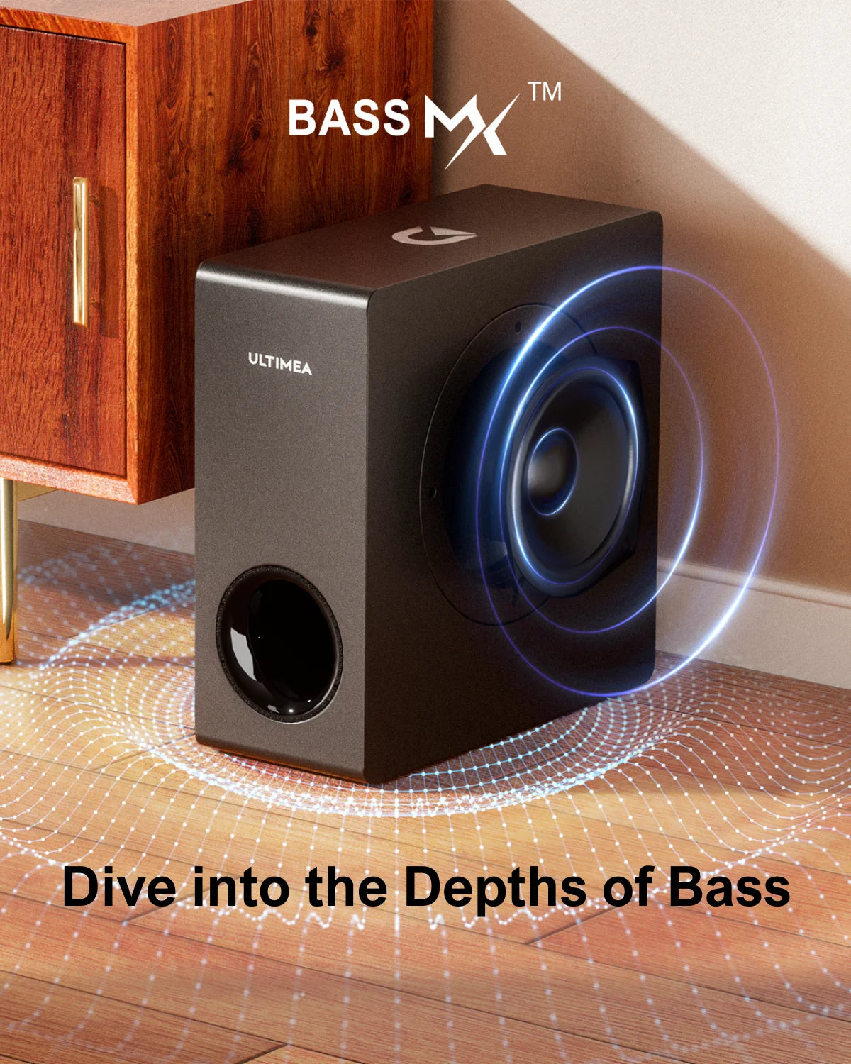 ULTIMEA 200w 4.1ch TV Sound bar Heimkino Soundsystem Bluetooth-Lautsprecher Soundbar Subwoofer support optische Aux