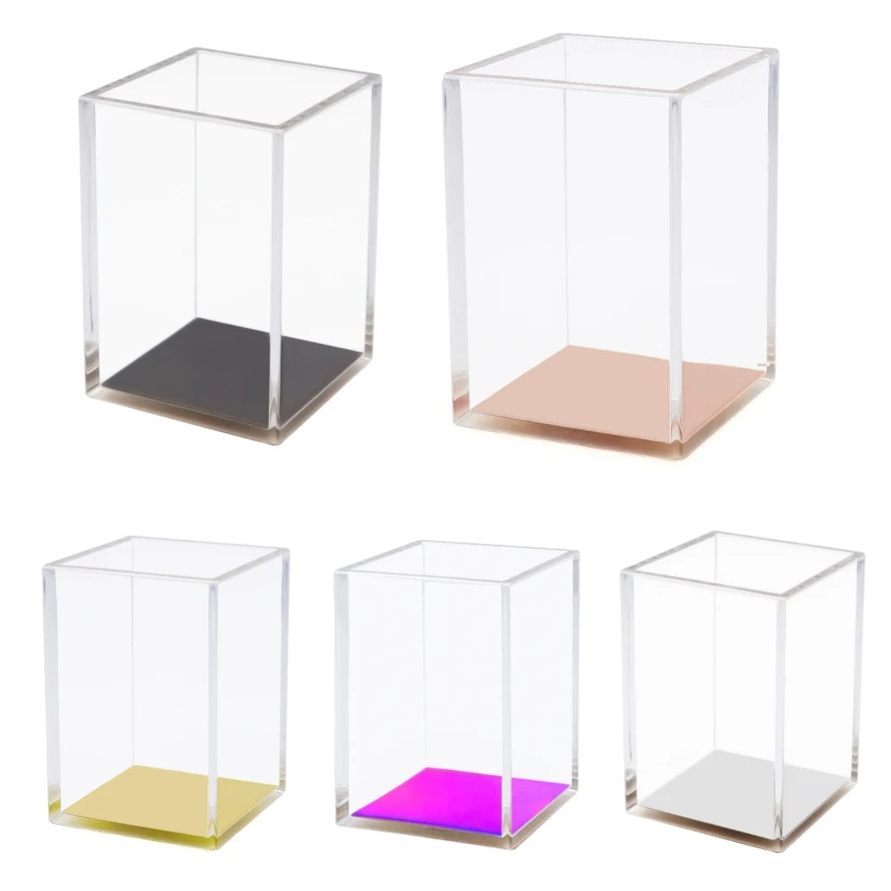 pen-holder-clear-acrylic-makeup-brush-holder-pencil-holder-desk-organizer-cup-rose-gold-pencil-pot-office-organizer-accessories