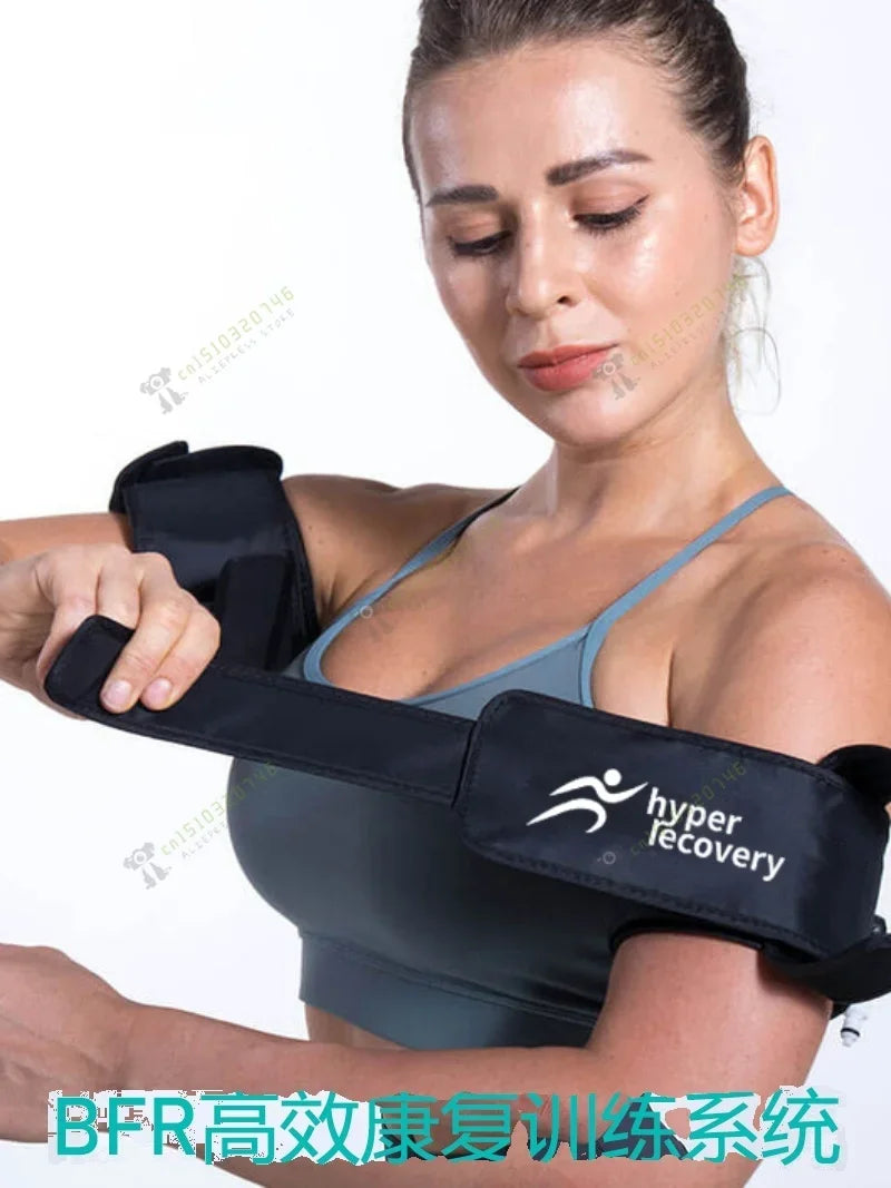 BFR fitness training blood flow restriction band compression training band pressure display compression band