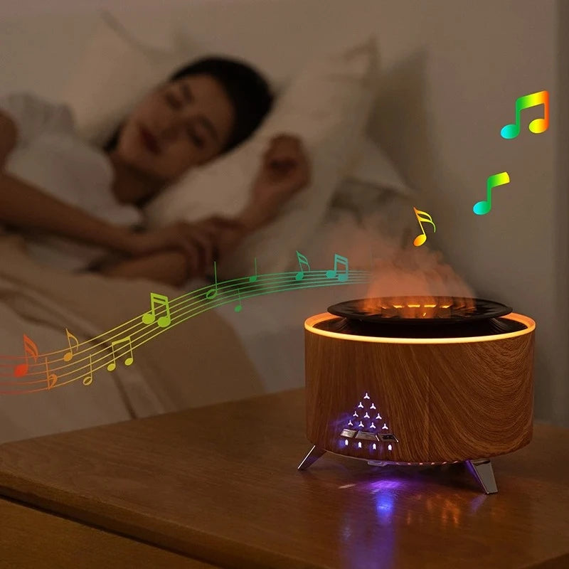 Jellyfish Spray Essential Oil Diffuser Flame Air Humidifier 350ml Aromatherapy Diffuser IsSuitable for Home Bedroom