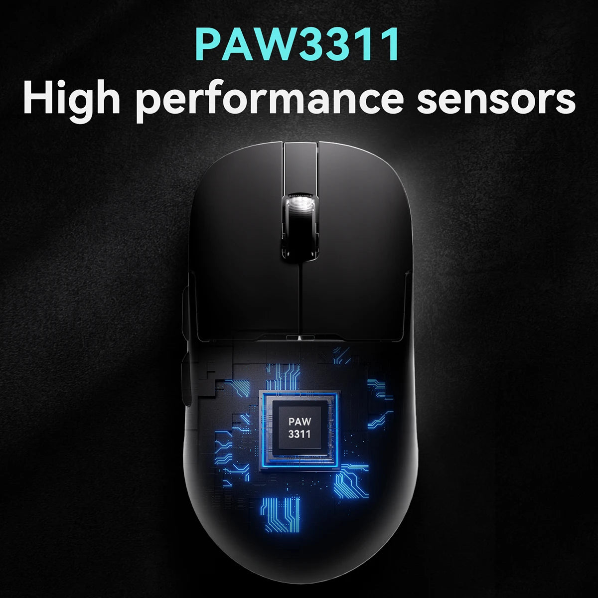 AJAZZ AJ159P MC wireless 1K gaming gaming mouse PAW3311 about 56g lightweight-support 1KHZ return rate non-porous