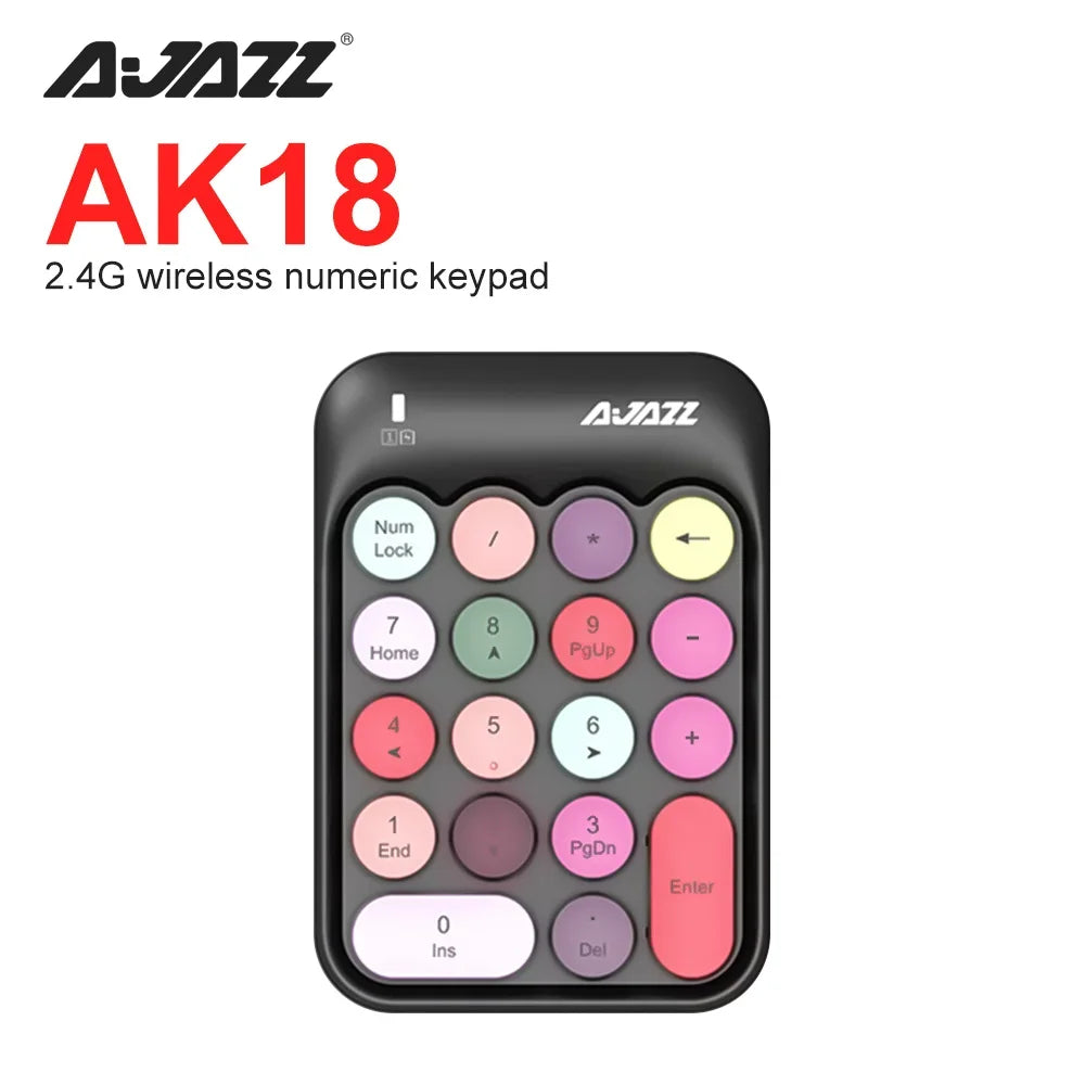 ajazz-ak18-2-4g-wireless-numeric-keyboard-chocolate-pbt-keycap-keyboard-dedicated-to-finance-and-accounting-mini-keyboard