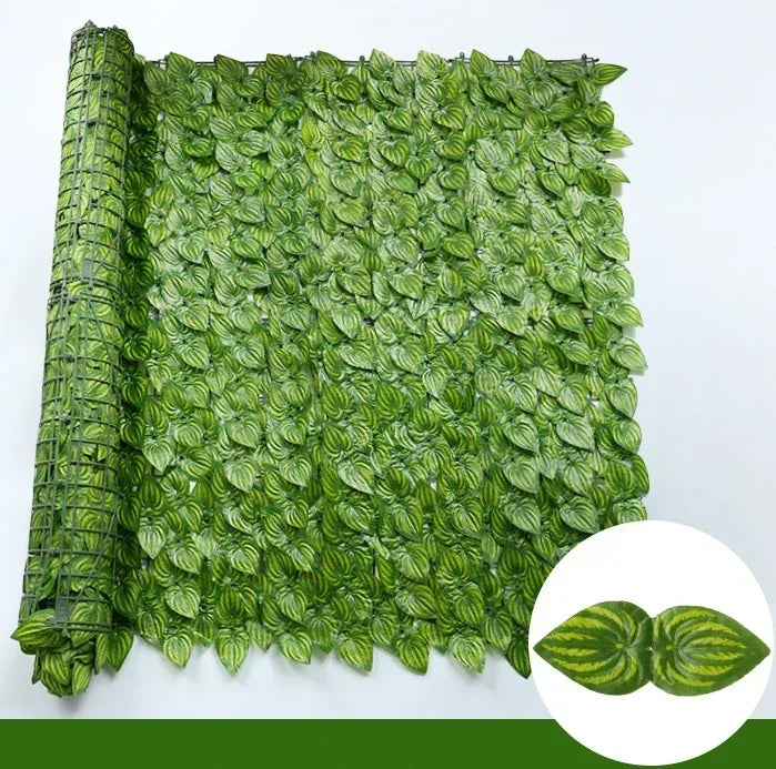 100X300cm Artificial Ivy Fence Plant Grass Wall Panel Faux Green Leaf Hedge Privacy Screen Outdoor Home Garden Balcony