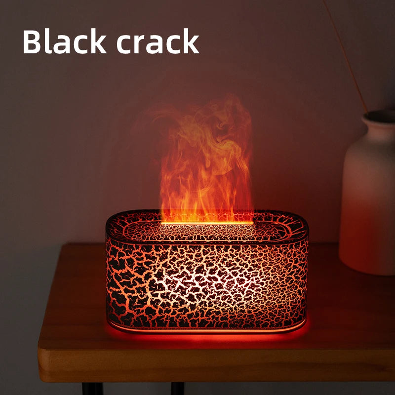 Colorful Flames Air Humidifier Essential Oils Humidifiers Flame Aroma Humidifier Fragrance Diffuser Home Aromatherapy