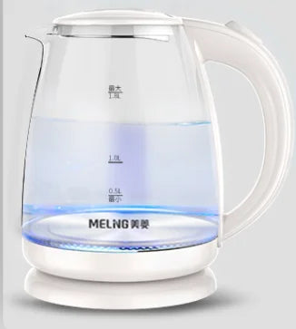High Borosilicate Glass Kettle transparent blue light boiling water household kettle automatically power off prevent