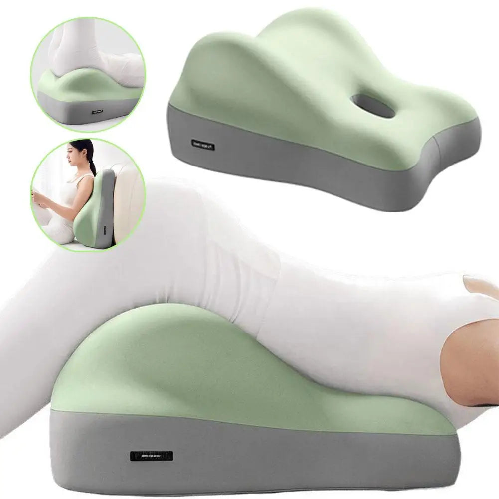 1PCS Ergonomic Memory Foam Seat Cushion | For Bed Sofa Lumbar Hip Support | Relieve Back Pressure Comfortable Sitting